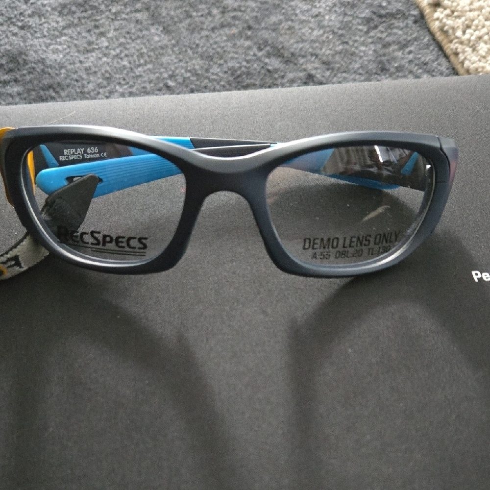 Liberty Blue and Black Sports Sunglasses